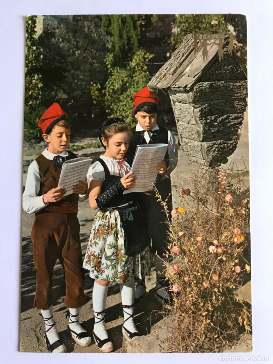 Postales: POSTAL. Cantant caramelles. Nens. 1968