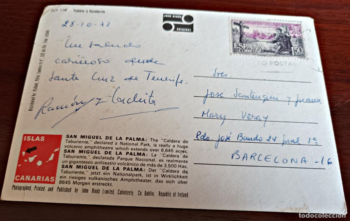 Postales: Antigua postal. 1970&acute;s - Foto 2