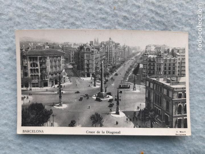Postales: Barcelona. Cruce de la Diagonal. - Foto 1