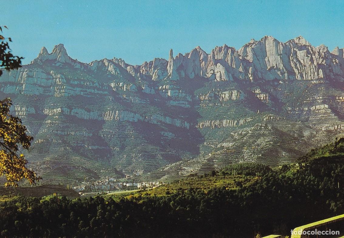 Postales: N&ordm; 1 Montserrat - Vista de la Montanya i Monistrol de Montserrat