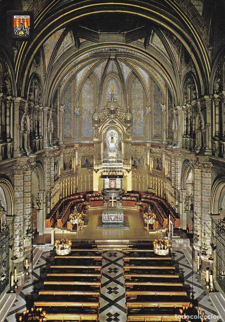Postales: Montserrat - Interior de la Bas&iacute;lica - Foto 1