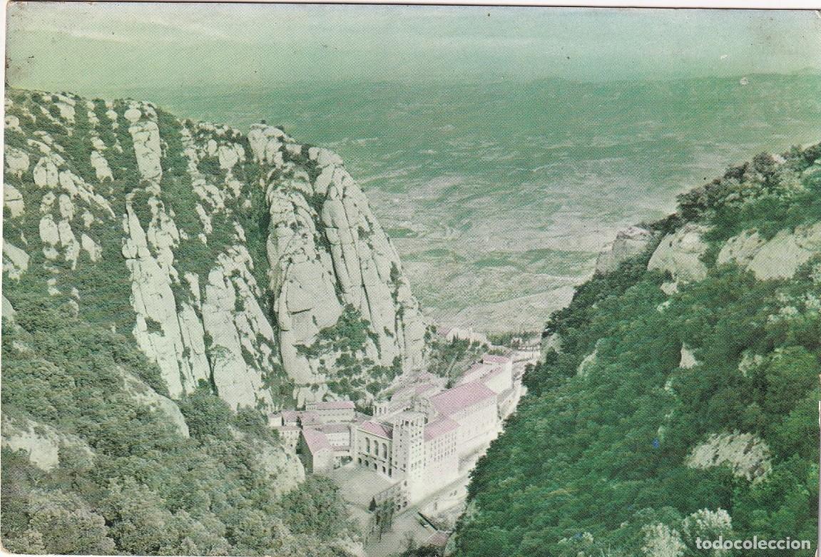 Postales: Montserrat - El Monasterio desde San Juan