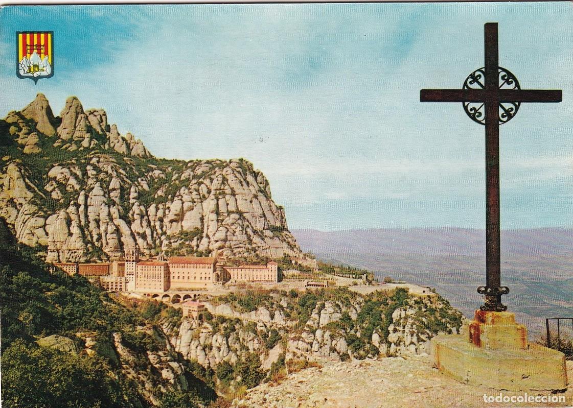 Postales: N&ordm; 143 Montserrat - El Monasterio desde San Miguel