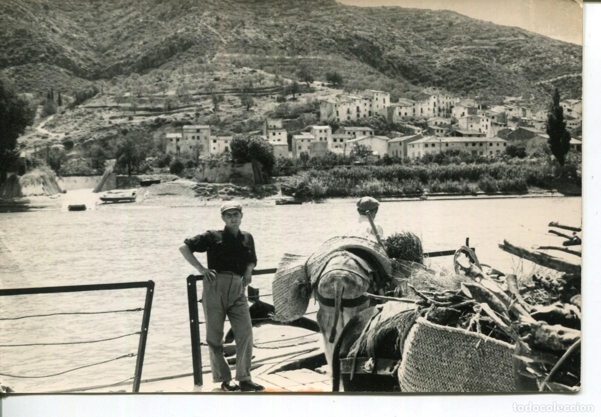 Postales: TARRAGONA-BENIFALLET-PASANDO EL EBRO-VISTA GENERAL-FOTOGRAF&Iacute;A-VIZCARRO