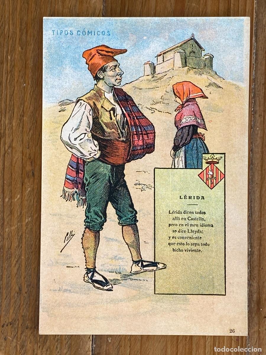 Postales: LERIDA, TIPOS COMICOS, HOMBRES ESPA&Ntilde;OLES, N&ordm; 176, TARJETA POSTAL ARTISTICA ESPA&Ntilde;OLA. S. CALLEJA , SI