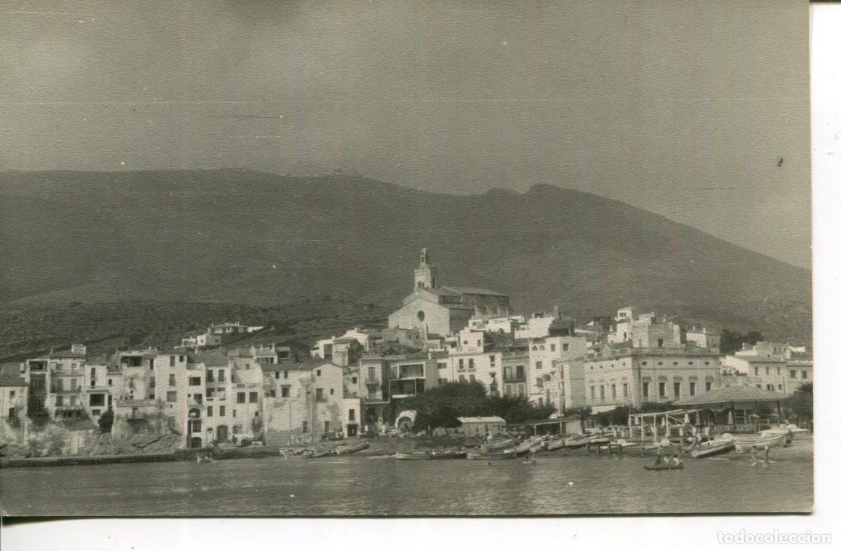 Postales: CADAQUES-VISTA PARCIAL DESDE EL MAR-FOTOGR&Aacute;FICA- A&Ntilde;O 1961- RARA