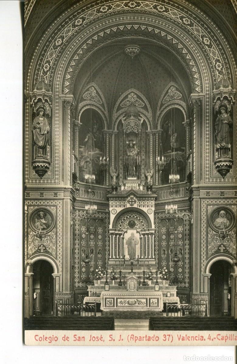 Postales: VALENCIA-COLEGIO DE SAN JOSE-(APARTADO 37)- CAPILLA N&ordm; 4