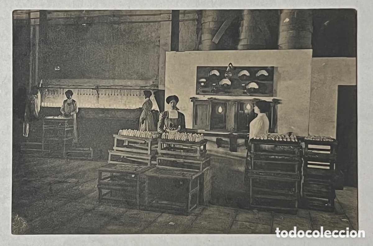 Postkarten: POSTAL: INTERIOR DE COCINA - A&Ntilde;OS 1910-20. FOTOTIPIA THOMAS