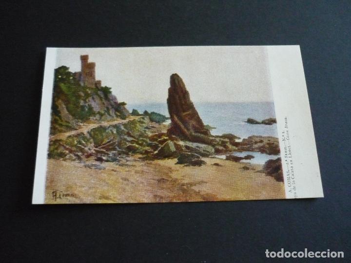 Postales: LLORET DE MAR GERONA POSTAL COMAS ILUSTRADOR - Foto 1