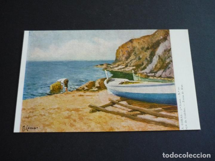 Postales: TOSSA DE MAR GERONA POSTAL COMAS ILUSTRADOR - Foto 1