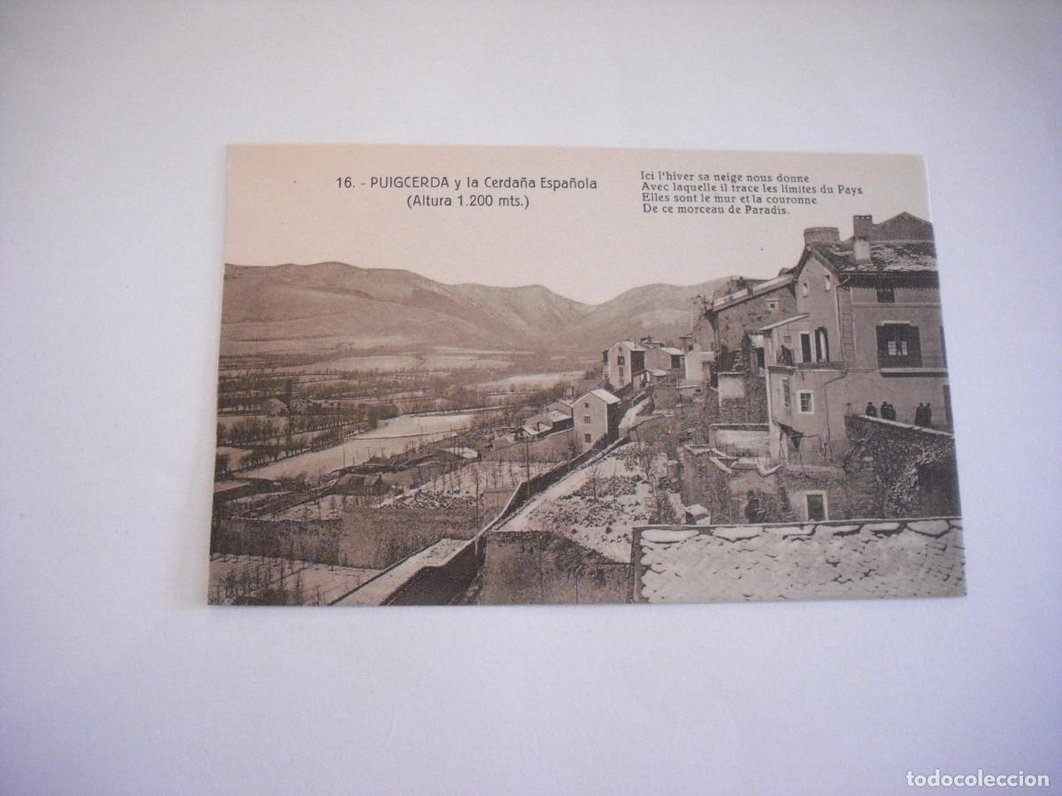 Postkarten: PUIGCERDA N. 16 Y LA CERDA&Ntilde;A ESPA&Ntilde;OLA . ALTURA 1200 M. , ROISIN, SIN CIRCULAR.