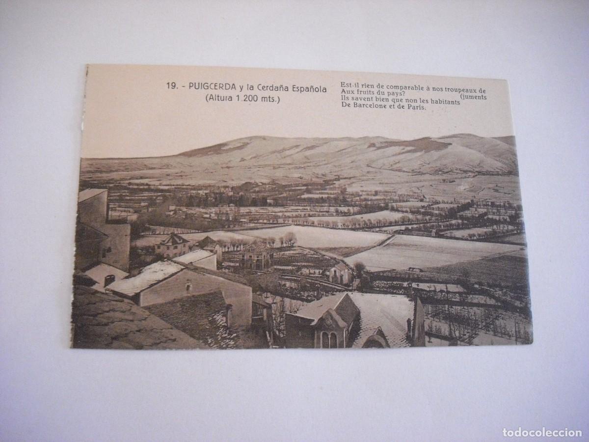 Postkarten: PUIGCERDA N. 19 Y LA CERDA&Ntilde;A ESPA&Ntilde;OLA . ALTURA 1200 M. , ROISIN, SIN CIRCULAR.
