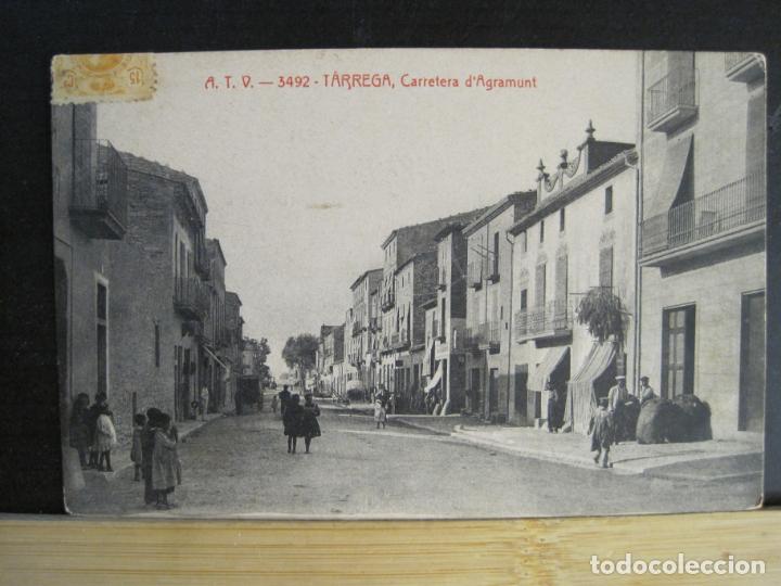 Postkarten: TARREGA-CARRETERA D'AGRAMUNT-ATV 3492 A.T.V.-POSTAL ANTIGUA-(103.155)