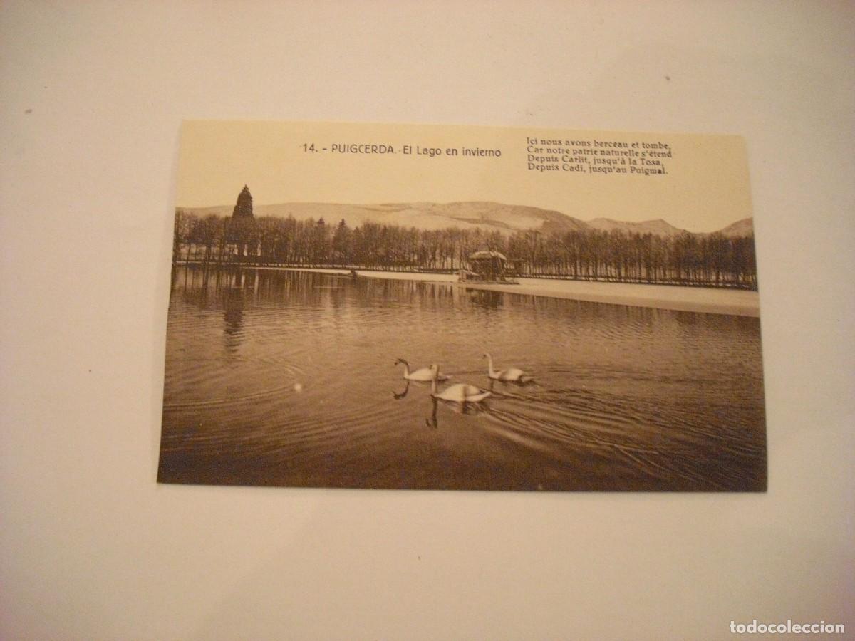 Postkarten: PUIGCERDA N. 14 , EL LGO EN INVIERNO , ROISIN, SIN CIRCULAR.