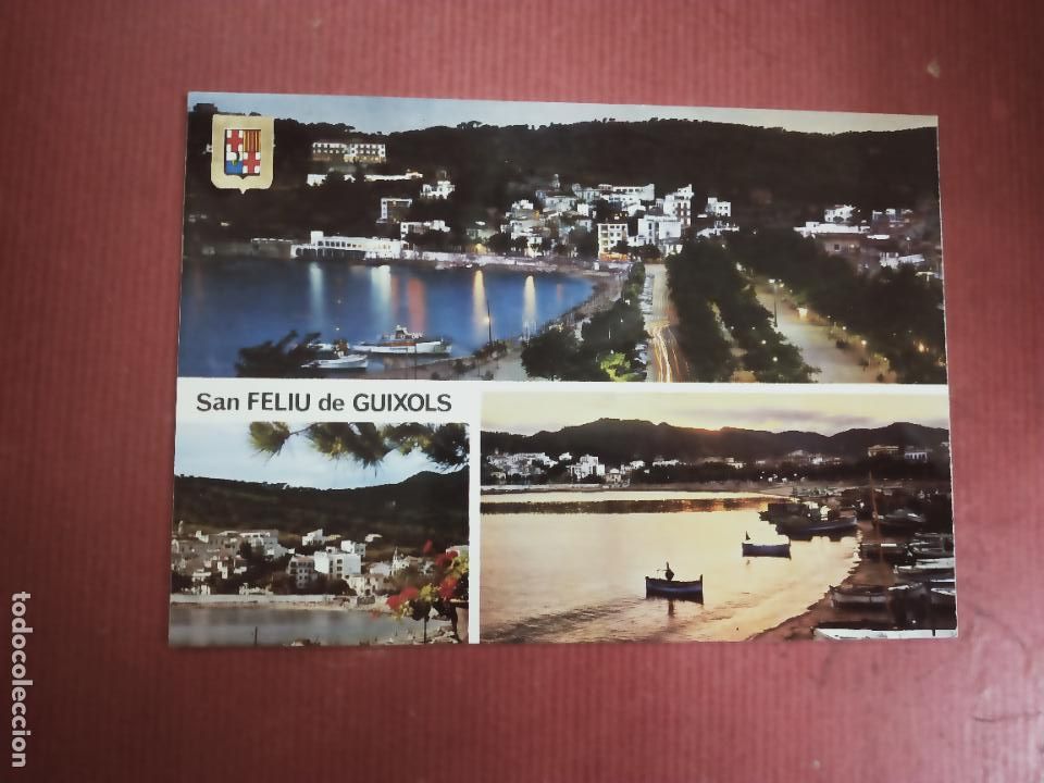 Postales: POSTAL N&ordm; 2 SANT FELIU DE GUIXOLS (COSTA BRAVA) DIFERENT ASPECTES. ESCUDO DE ORO.