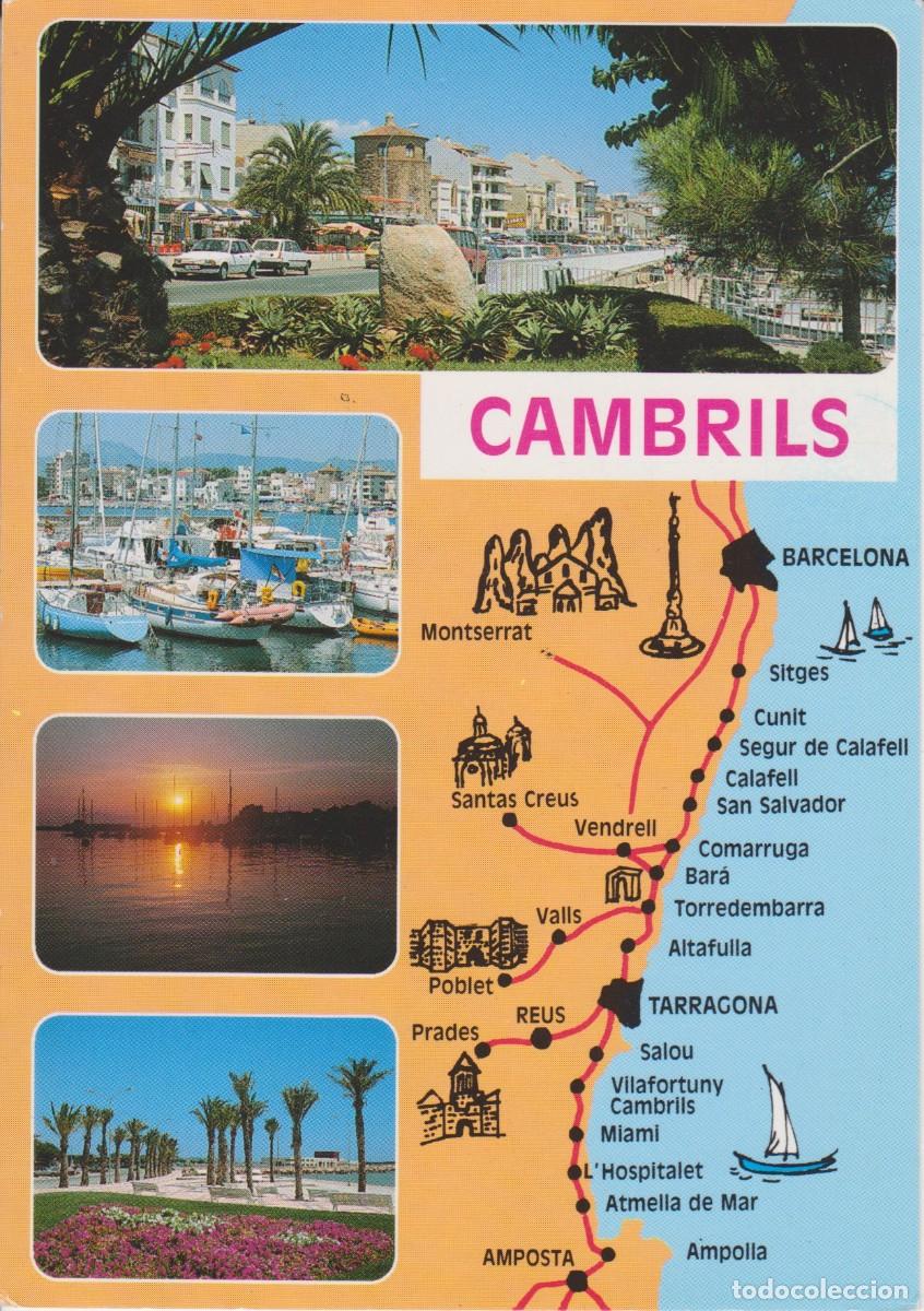 Postales: (64) CAMBRILS. TARRAGONA. MAPA - Foto 1