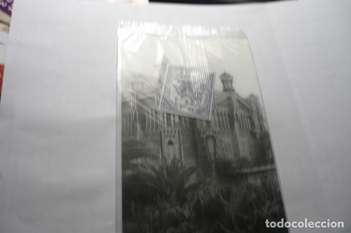 Postales: tarjeta tipo postal casa vicens.- gaudi - dorso historia y sello metalico