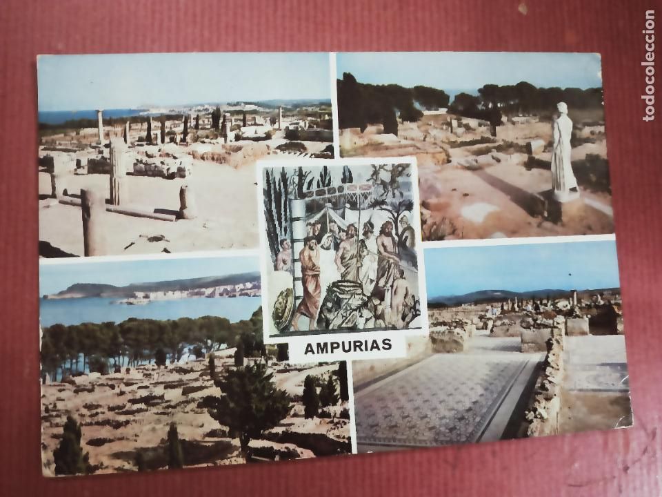 Postales: POSTAL COSTA BRAVA AMPURIAS SERIE II NUM. 50.045. FOT. A CAMPA&Ntilde;A - J. PUIG FERRAN.