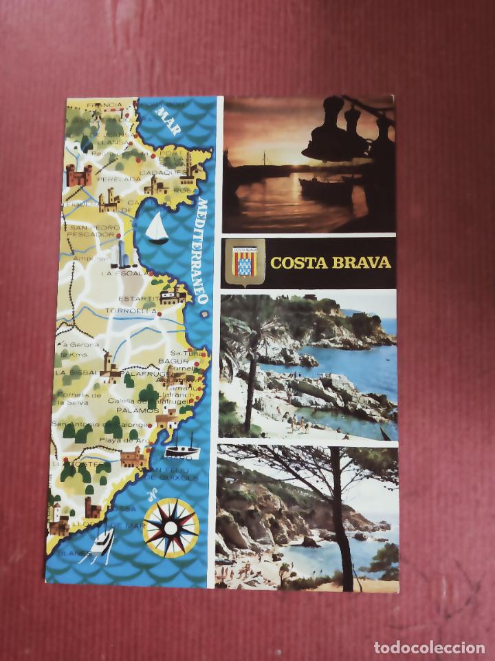 Postales: POSTAL N&ordm; 1. COSTA BRAVA. ESCUDO DE ORO.