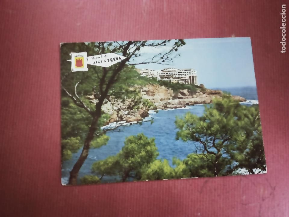 Postkarten: POSTAL COSTA BRAVA AIGUA FREDA BAGUR. VISTA PARCIAL DE LA CALA Y HOTEL CAP SA SAL. ED. PERGAMINO.