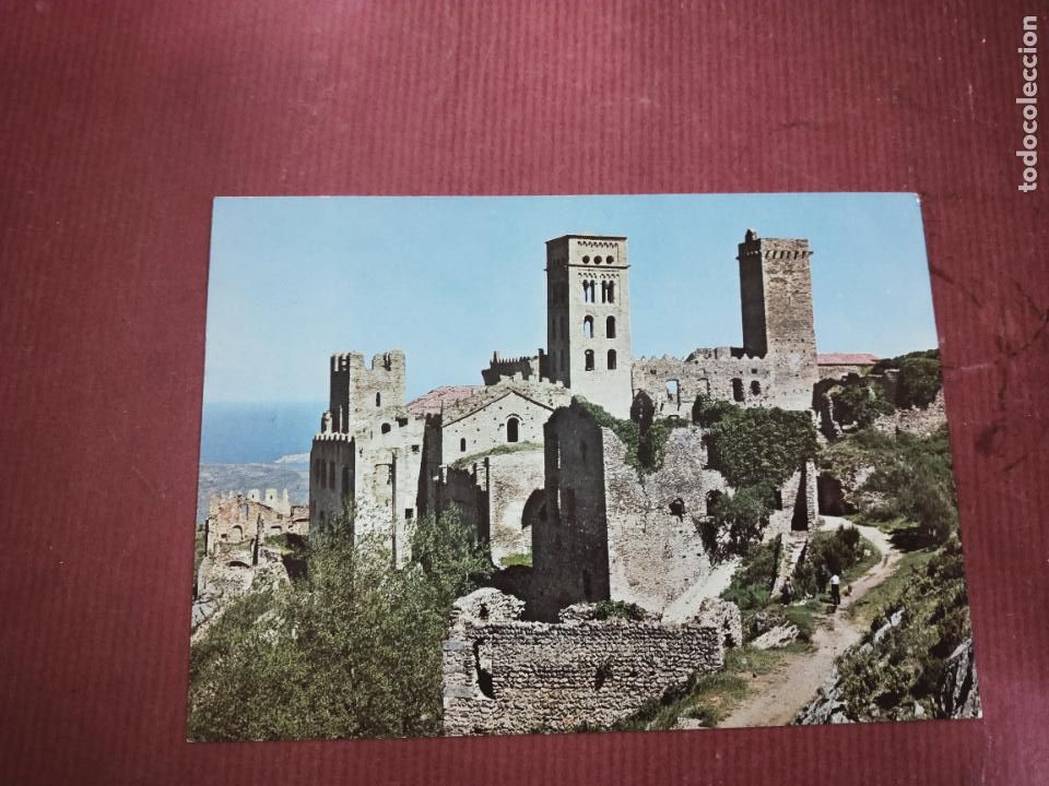 Postales: POSTAL COSTA BRAVA - 1270. MONASTERIO DE SAN PEDRO DE RODA. MELI COLOR.