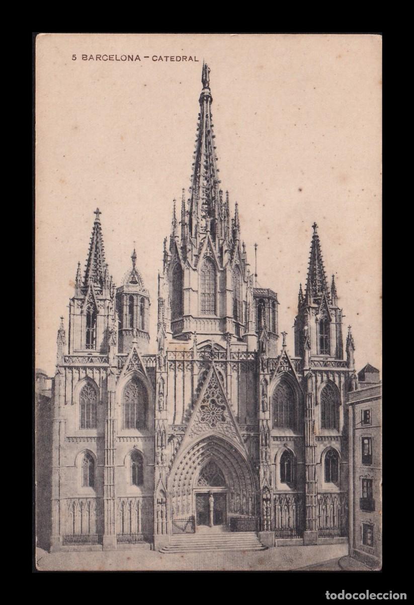 Postales: Antigua Postal Barcelona Catedral - Foto 1