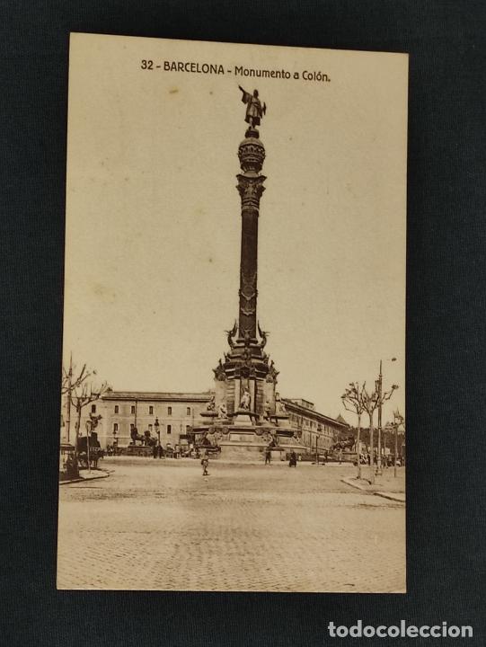 Postales: POSTAL - BARCELONA - MONUMENTO A COLON - - Foto 1