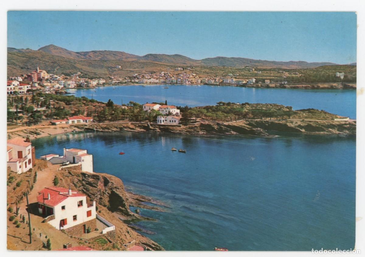 Cartoline: m09432 Cadaques Vista Generla 1963 Vision Color N&ordm;1504 circulada