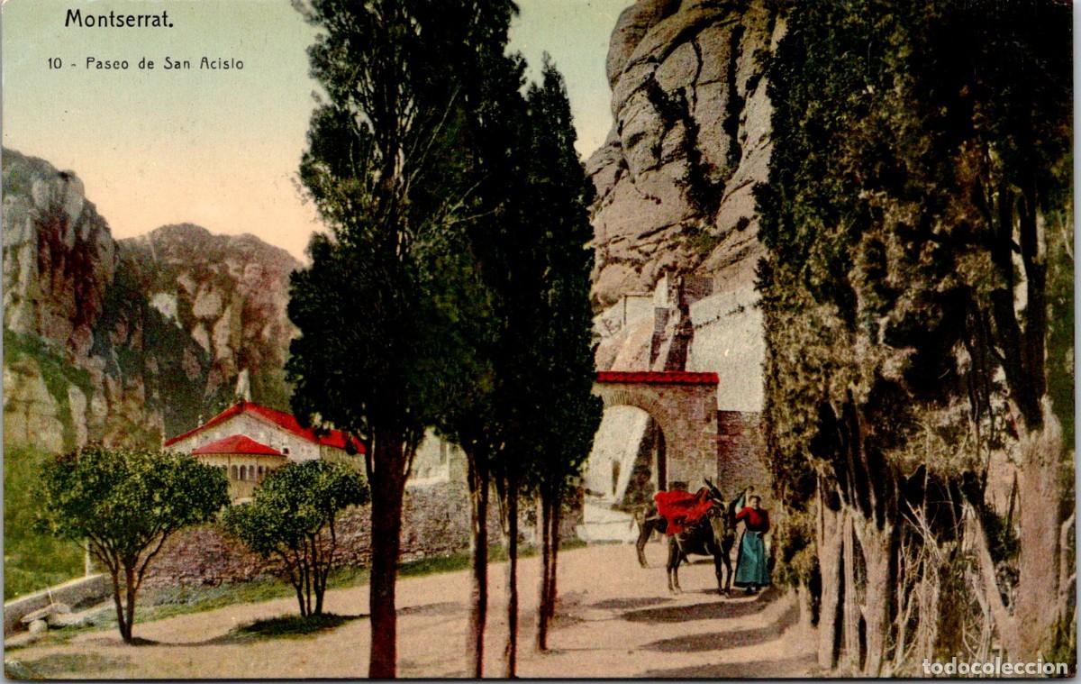 Postales: Montserrat - Paseo de San Acislo - Knackstedt & Naimer - Serie 787 n&ordm; 10 - 140x88mm