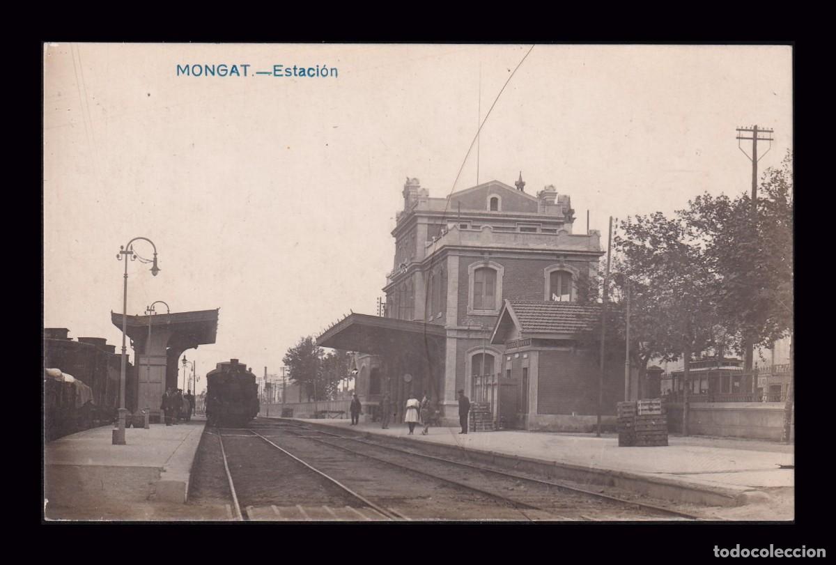 Postales: Antigua Postal Mongat Estaci&oacute;n - Foto 1