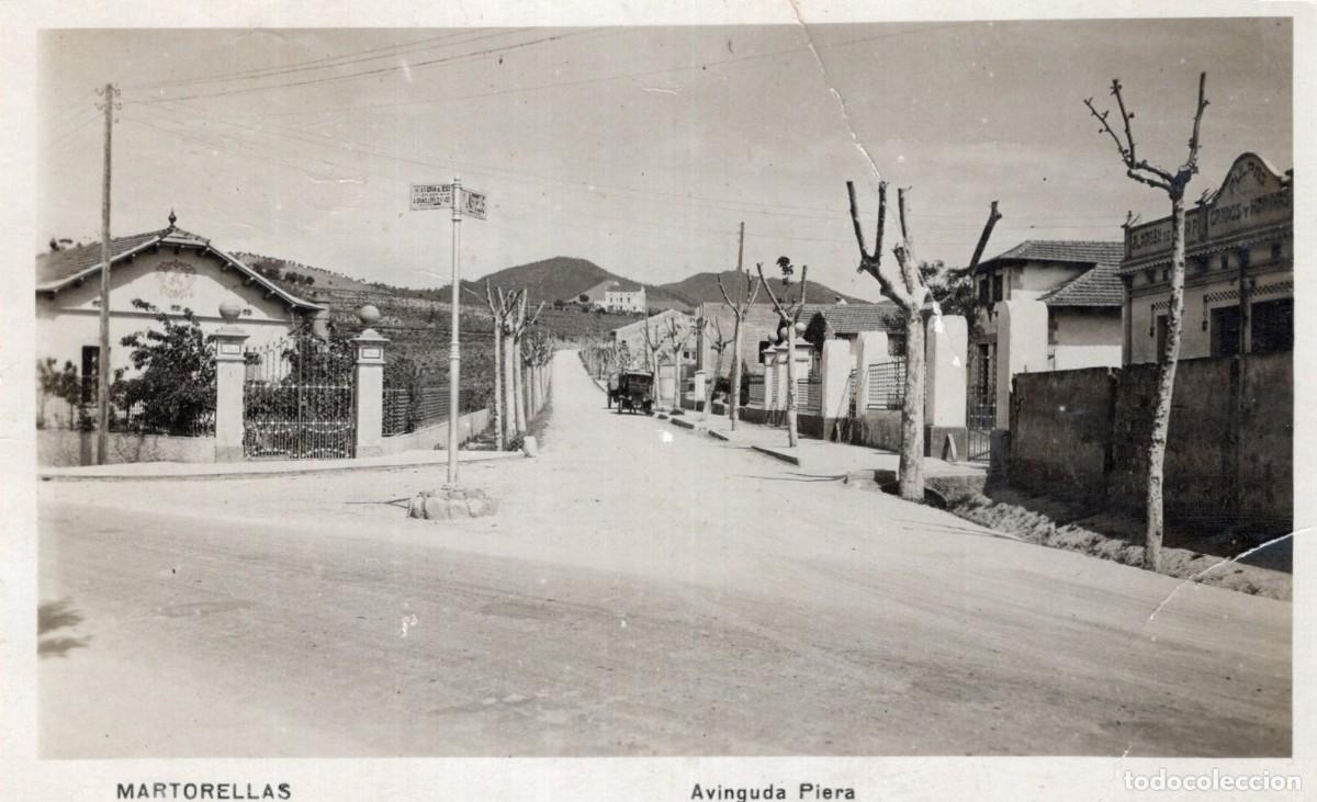 Postales: MARTORELLAS. AVINGUDA PIERA - Foto 1