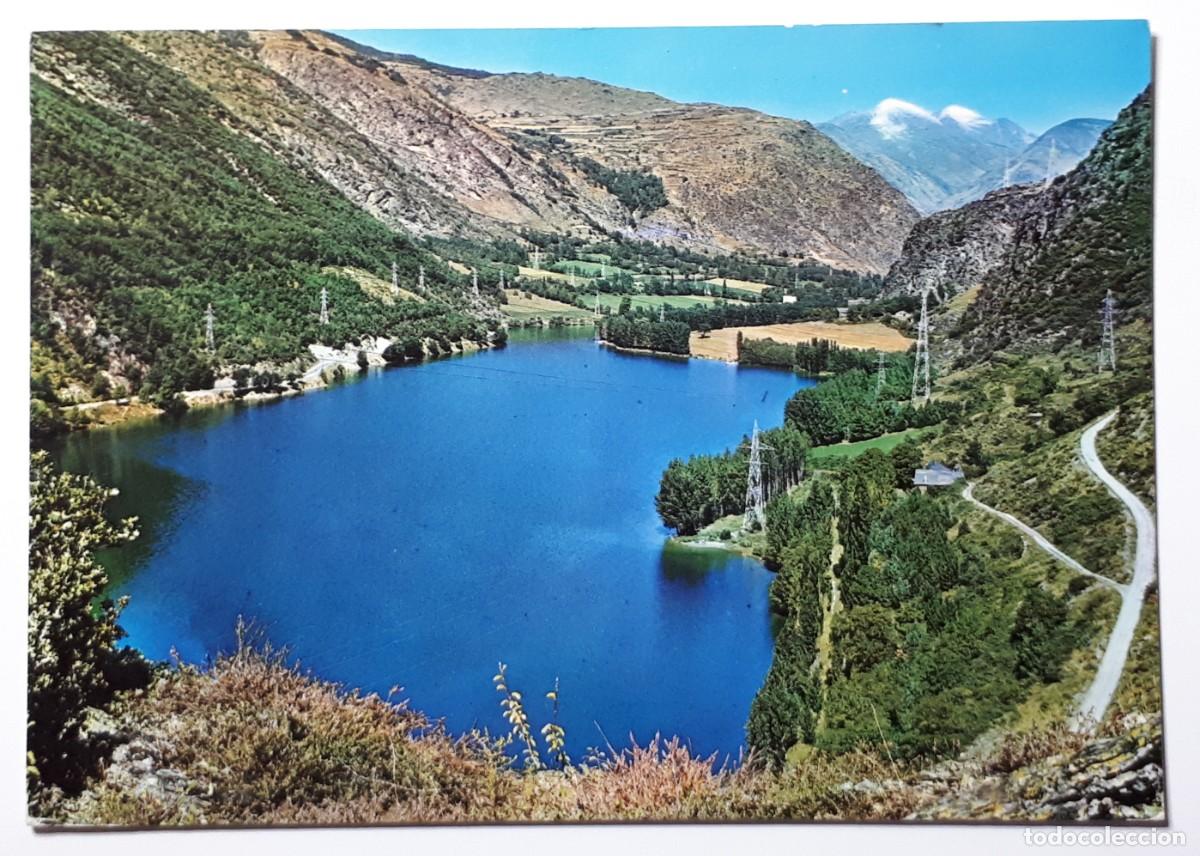 Postales: VALLE DE ANEO.- N&ordm; 19. EMBALSE DE LA GUINGUETA. LA BONAIGUA. EDICIONES SICILIA. SIN CIRCULAR
