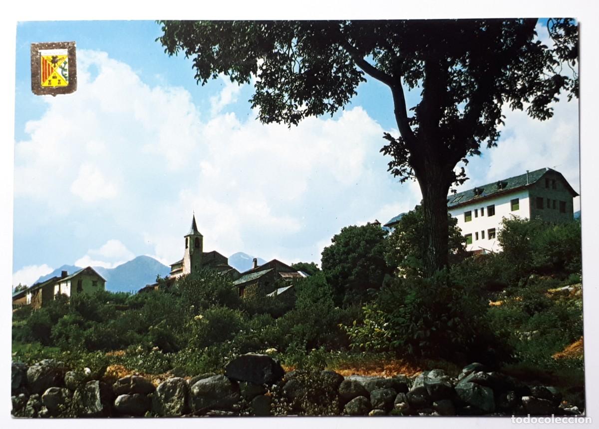 Postales: PIRINEU CATALA.- N&ordm; 3560. EL PALLARS. VALENCIA D'ANEU. VISTA PARCIAL. ESCUDO DE ORO. SIN CIRCULAR