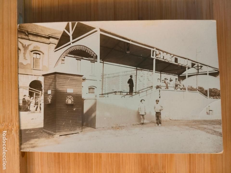 Postkarten: LUGAR SIN IDENTIFICAR-CATALUNYA ??-ESTACION ??-FOTOGRAFICA-POSTAL ANTIGUA-(104.040)