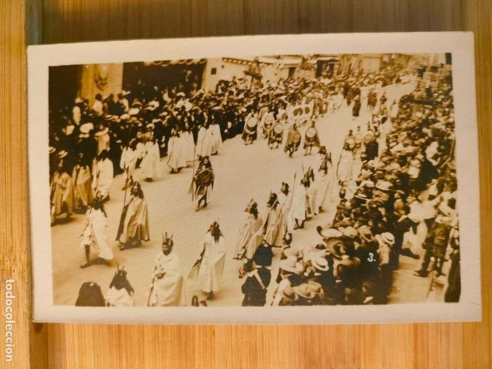 Cartoline: LUGAR SIN IDENTIFICAR-CATALUNYA ??-PROCESION ??-FOTOGRAFICA-POSTAL ANTIGUA-(104.044)