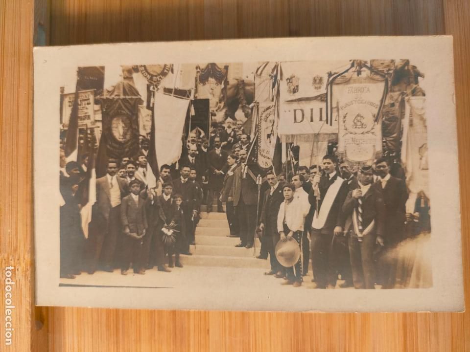 Cartes Postales: LUGAR SIN IDENTIFICAR-FABRICA DE CIGARROS EL NEGRITO-FOTOGRAFICA-POSTAL ANTIGUA-(104.045)
