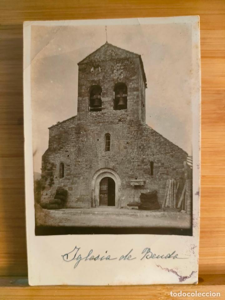 Cartoline: BEUDA-IGLESIA-ESGLESIA DE BEUDA-FOTOGRAFICA-POSTAL ANTIGUA-(104.066)