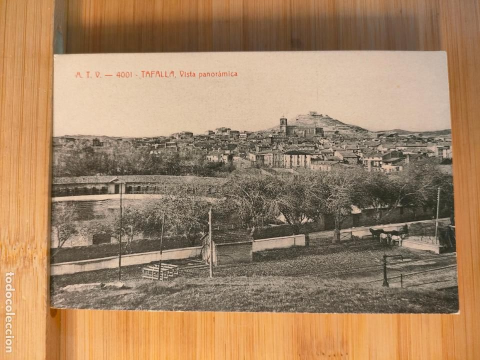 Postales: TAFALLA-VISTA PANORAMICA-ATV 4001 A.T.V.-POSTAL ANTIGUA-(104.069)