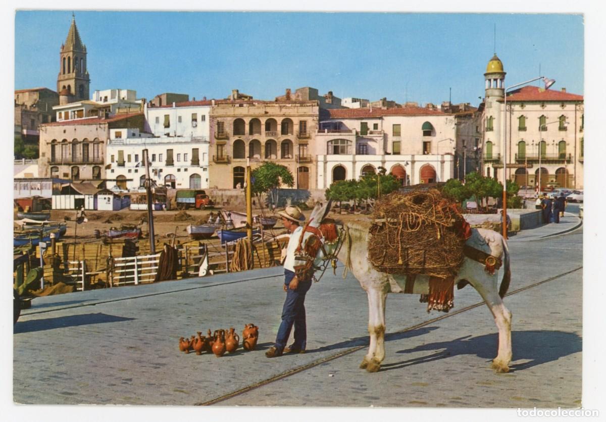 Postales: m09478 Palamos Puerto Garrabella N&ordm;1514 circulada burro botijero - Foto 1