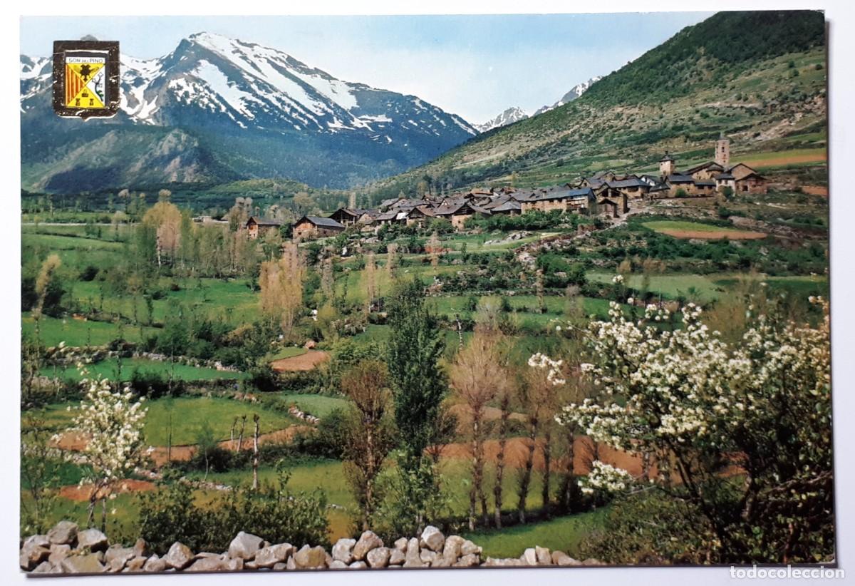 Postales: PIRINEU CATALA.- N&ordm; 967. EL PALLARS. SON DEL PINO. VISTA GENERAL. ESCUDO DE ORO. SIN CIRCULAR