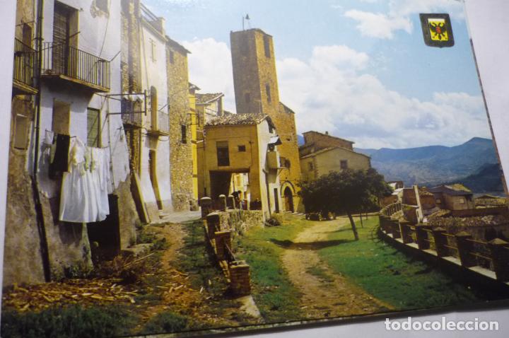 Postales: postal salas de pallars calle tipica