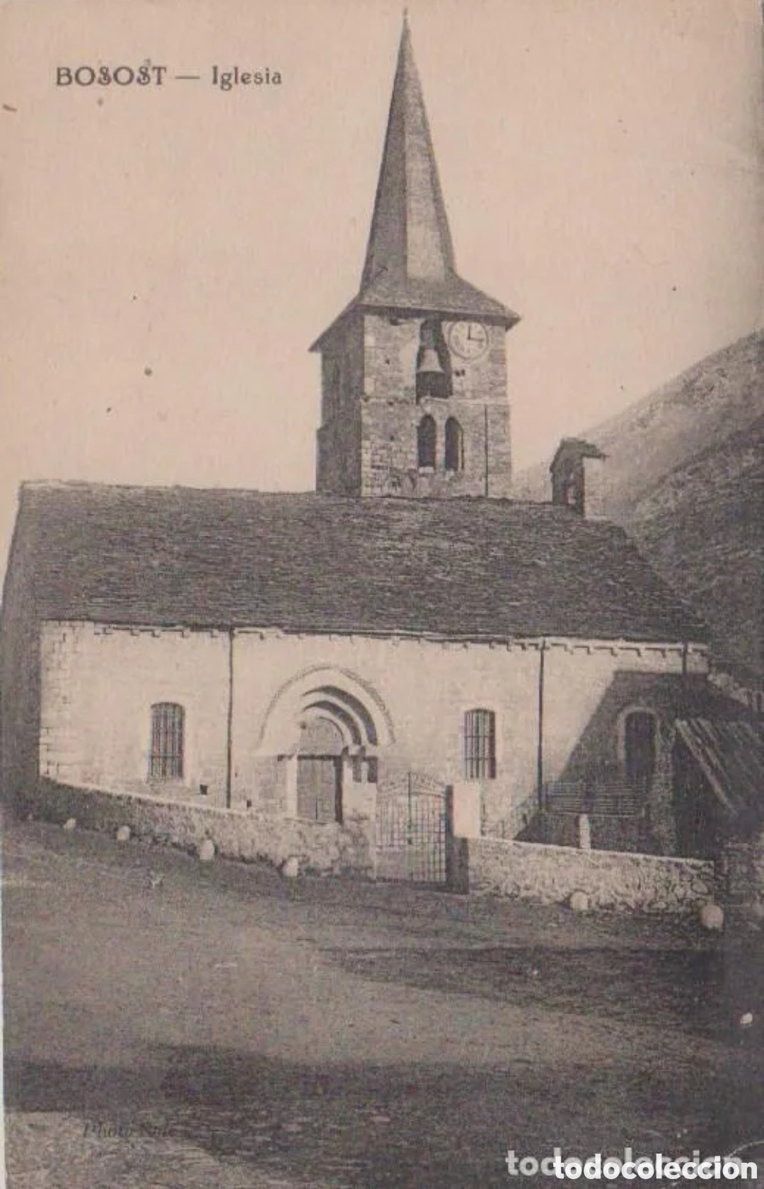 Postales: BOSOST - VALLE DE AR&Aacute;N (L&Eacute;RIDA) - IGLESIA - Foto 1