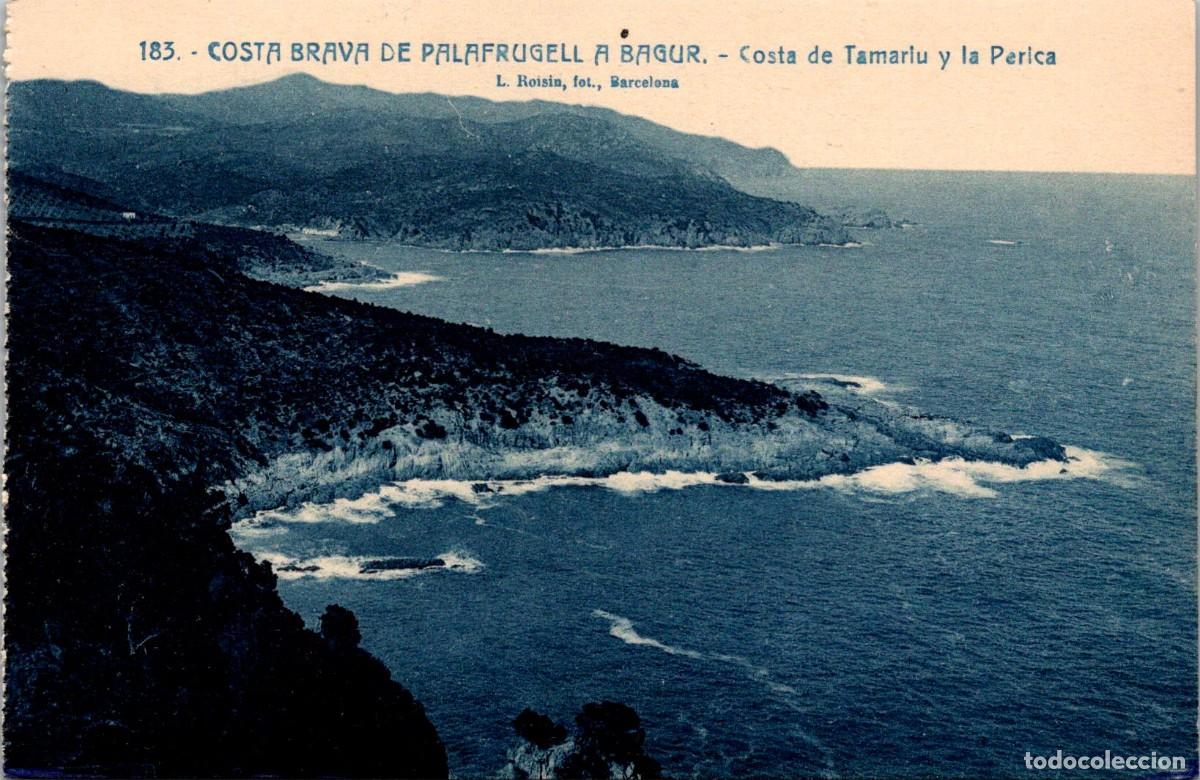Postales: Costa Brava - de Palafrugell a Bagur - Costa de Tamariu i la Perica - Roisin n&ordm; 183 - 140x90mm