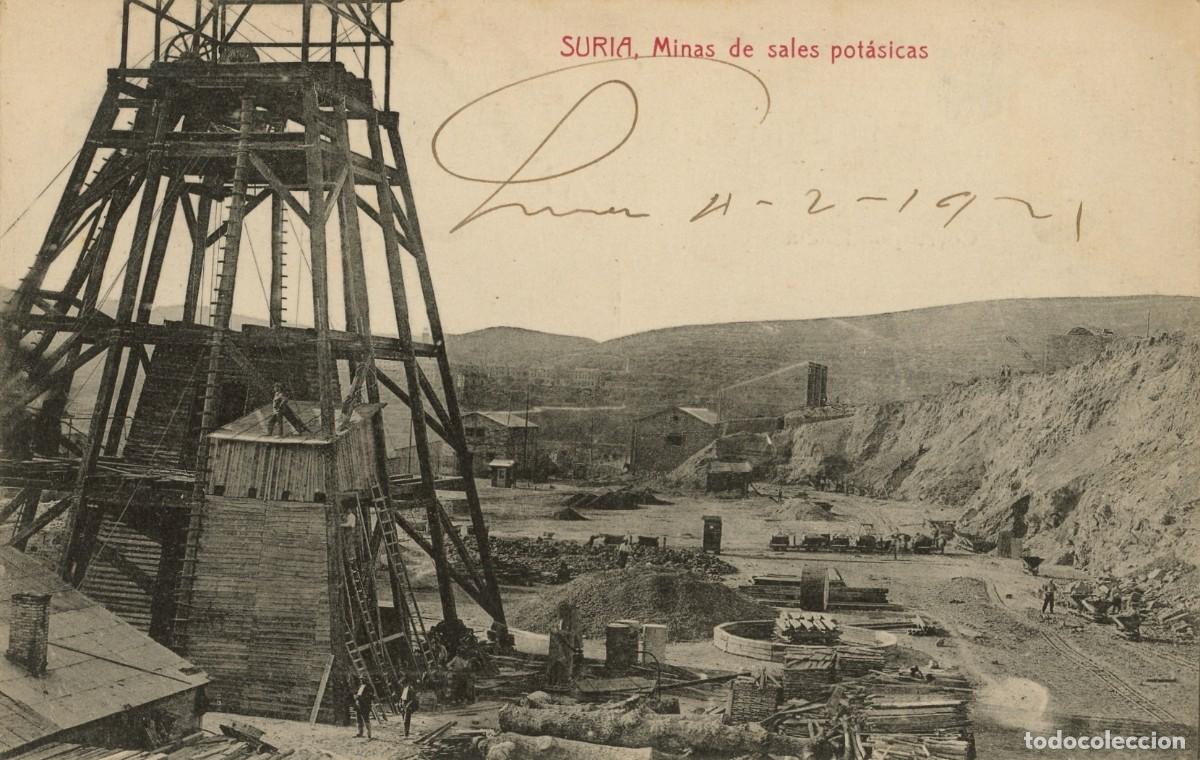Postkarten: a08783 Suria Minas De Sales Potasicas Rodergas escrita 1921