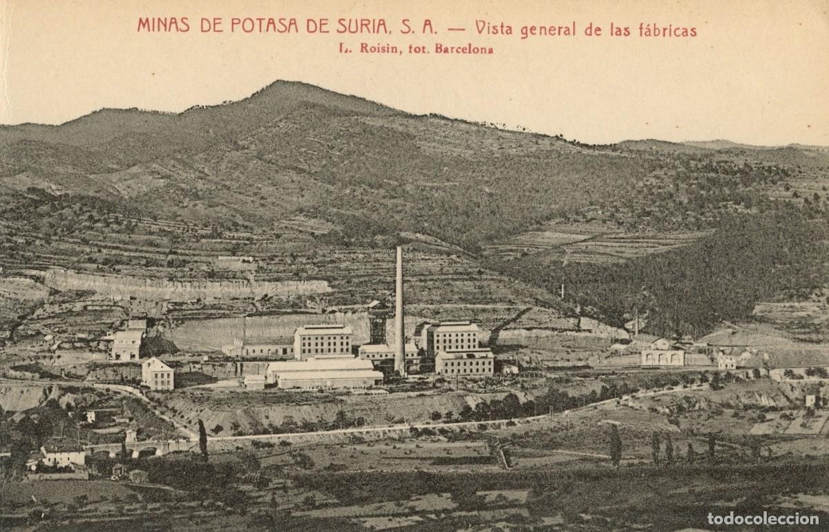 Postales: a08786 Suria Minas De Potasa Vista General De Las Fabricas Roisin sc