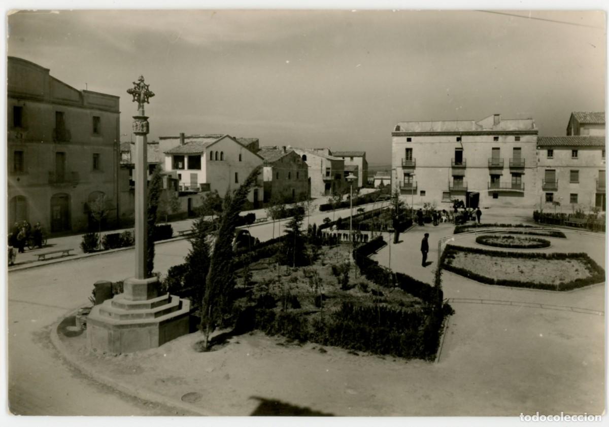 Postcards: a08790 Anglesola Plaza Santa Ana Soberanas N&ordm;3 sc fotografica