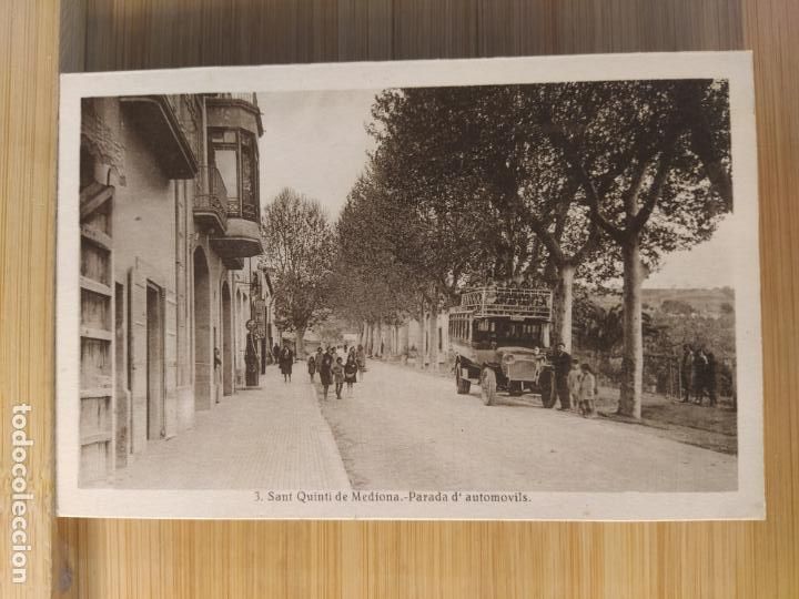 Postales: SANT QUINTI DE MEDIONA-PARADA D'AUTOMOVILS-ROISIN-3-POSTAL ANTIGUA-(104.224)