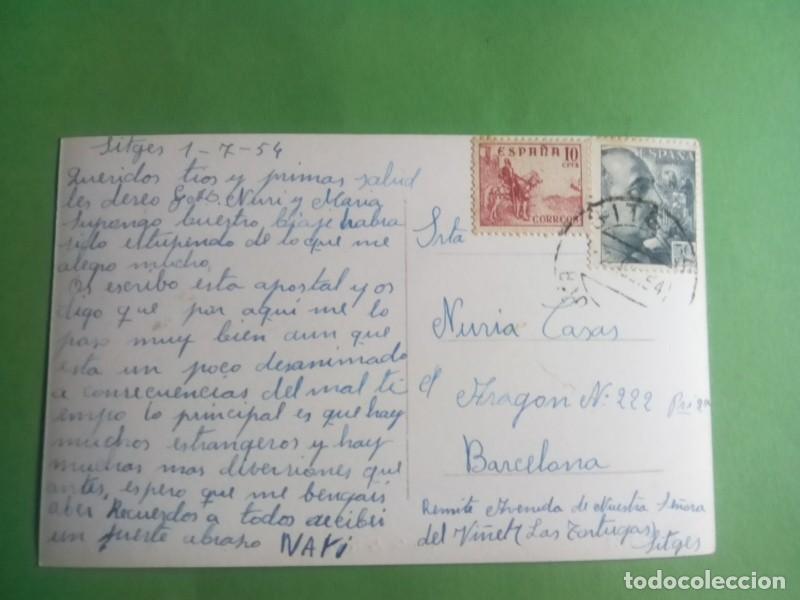 Postales: SITGES, POSTAL ANTIGUA , BLANCO Y NEGRO - Foto 3