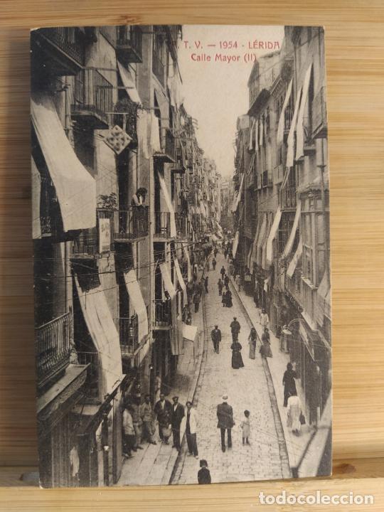 Cartes Postales: LERIDA-LLEIDA-CALLE MAYOR (II)-ATV 1954 A.T.V.-POSTAL ANTIGUA-(104.324)