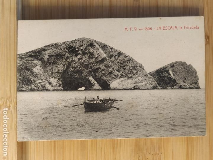 Cartoline: LA ESCALA-LA FORADADA-ATV 1806 A.T.V.-POSTAL ANTIGUA-(104.358)